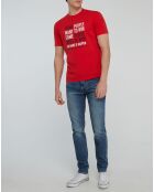 T-Shirt 100% Coton Bio Winner rouge